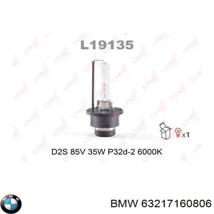 Bombilla de xenón BMW 63217160806 precio, desde 34,50 EUR