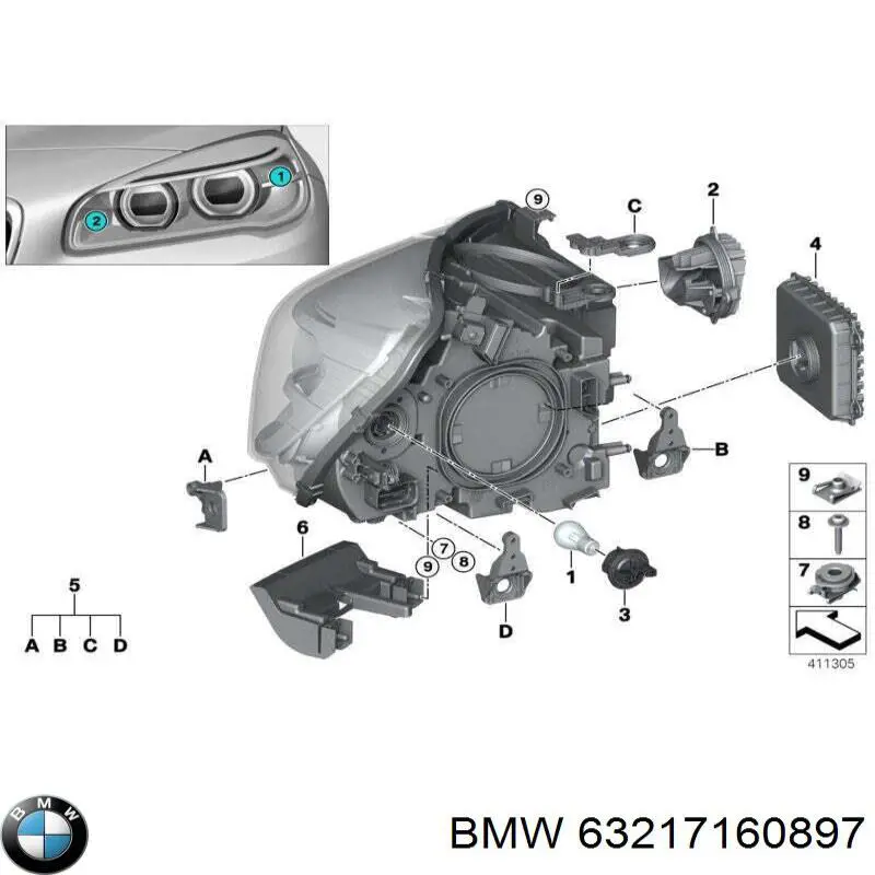 63217160897 BMW