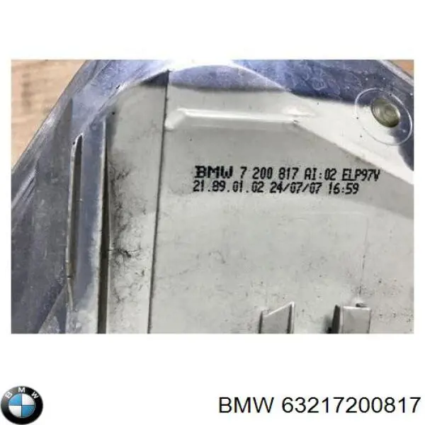 Piloto trasero exterior izquierdo 63217200817 BMW