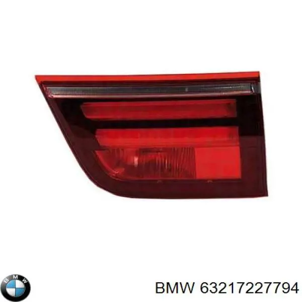 Comprar 63217227794 BMW Piloto trasero interior derecho