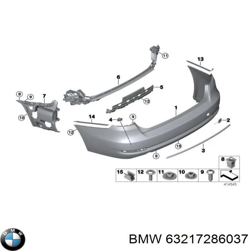 Comprar 63217286037 BMW Piloto trasero izquierdo