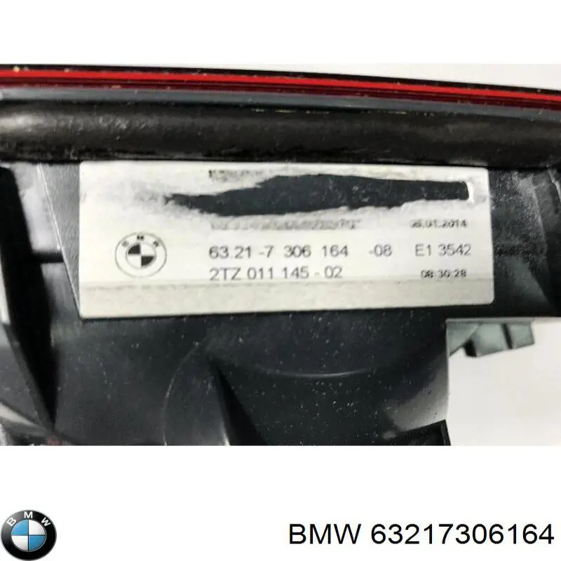 Comprar 63217306164 BMW Piloto trasero interior derecho