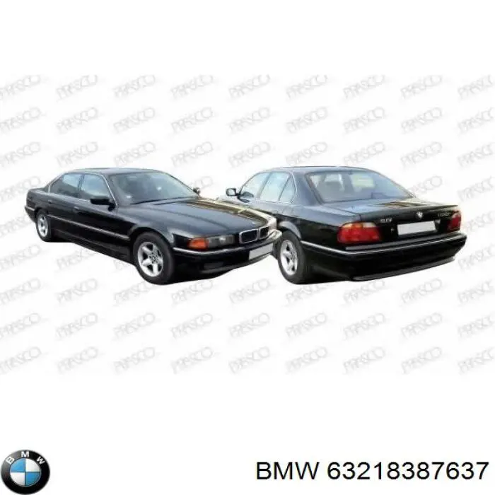 Piloto trasero izquierdo BMW 63218387637 precio, desde 194,70 EUR