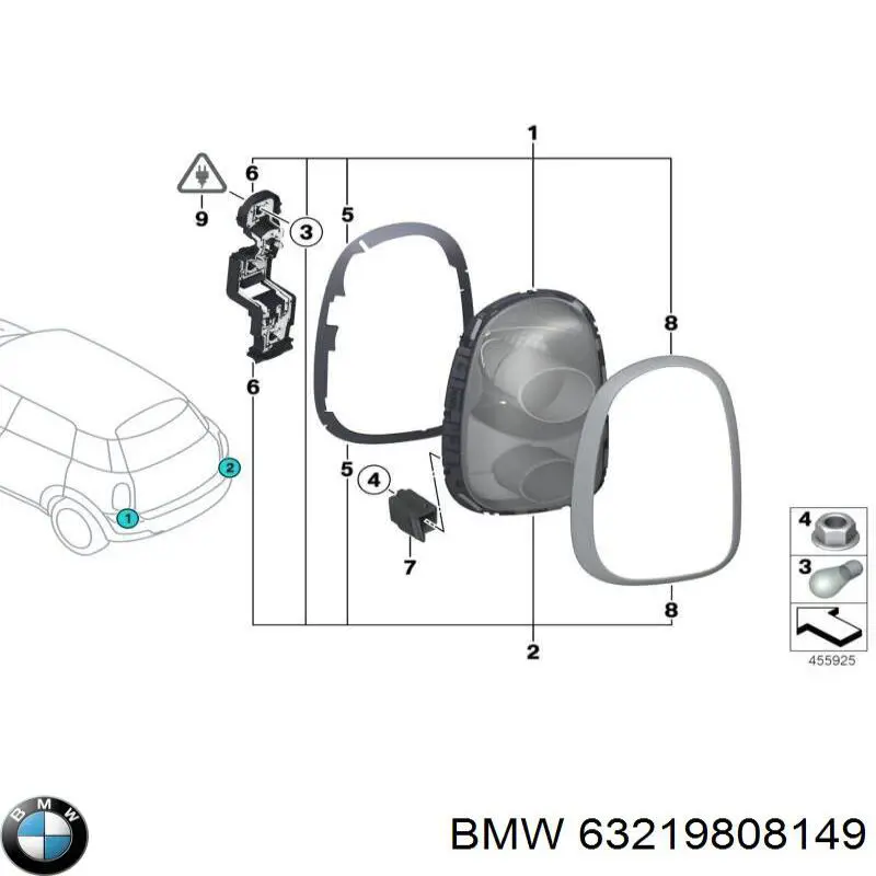 Piloto trasero izquierdo BMW 63219808149 precio, desde 112,17 EUR
