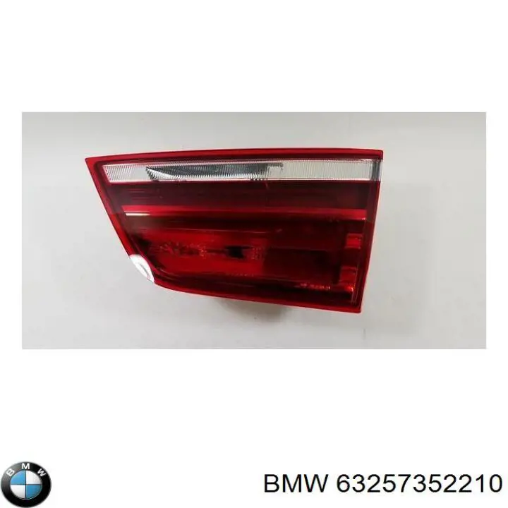 63257352210 BMW reflector, parachoques trasero, derecho