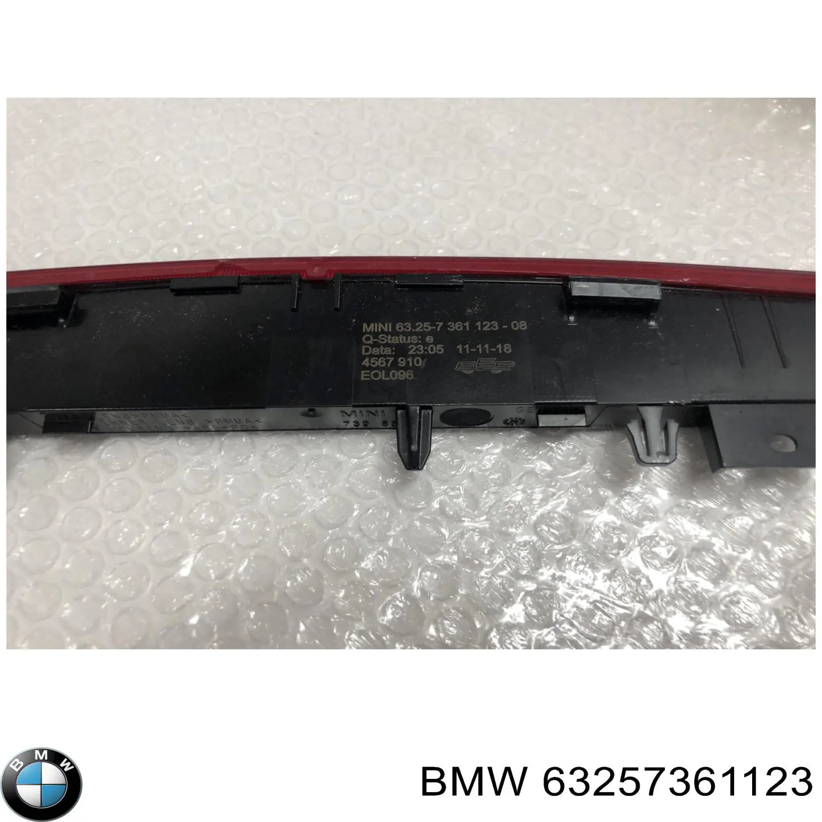 63257361123 BMW lampara de luz de freno adicional