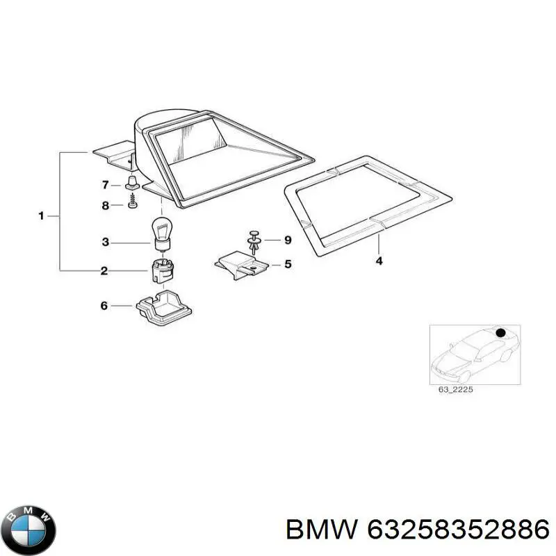 Lampara de luz de freno adicional  BMW 7 sedán (E38) (1994 - 2001) precio, desde 265,03 EUR