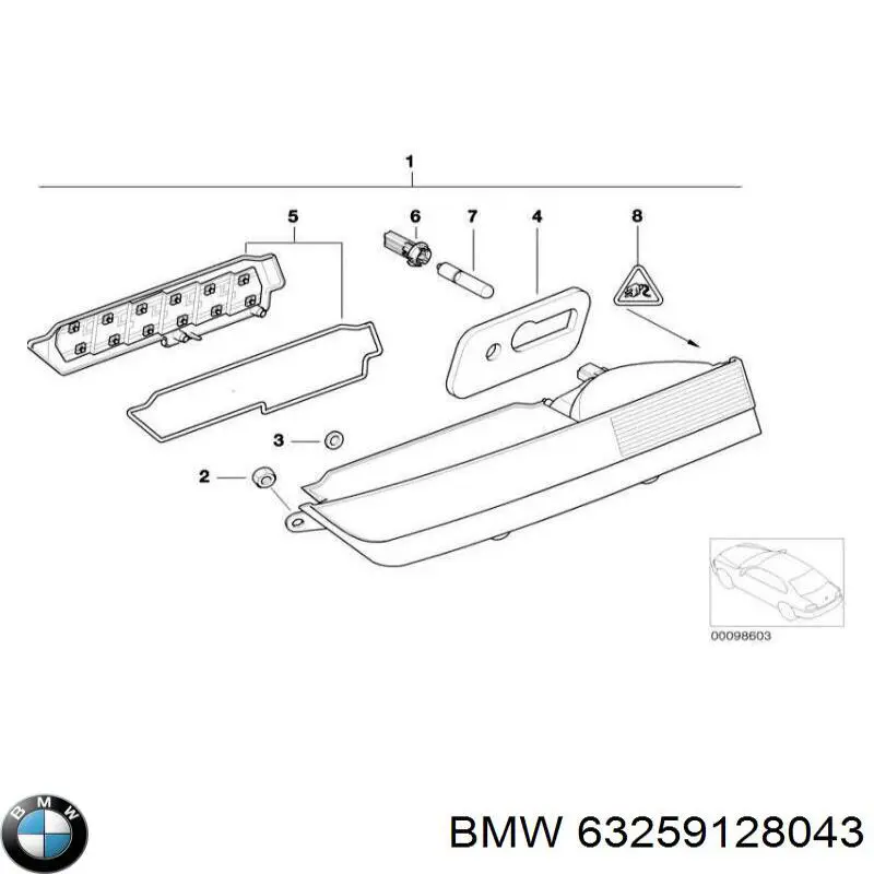 Tuerca de fijación del tubo de escape BMW 63259128043 precio, desde 0,76 EUR