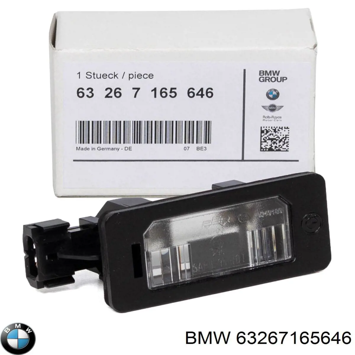 Comprar 63267165646 BMW Luz matricula