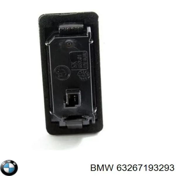Luces LED de matricula BMW 63267193293