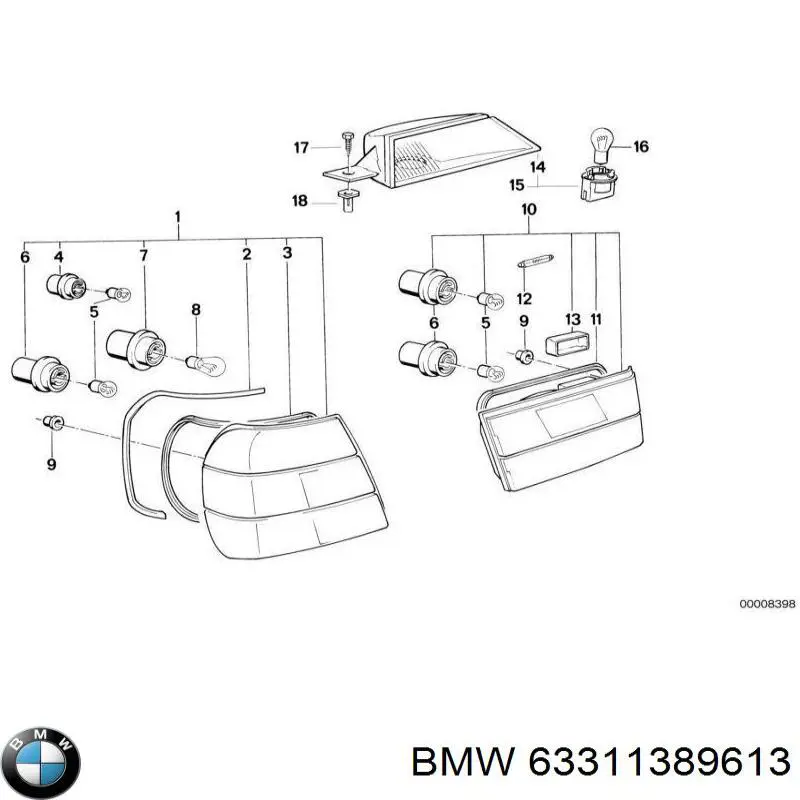 63311389613 BMW