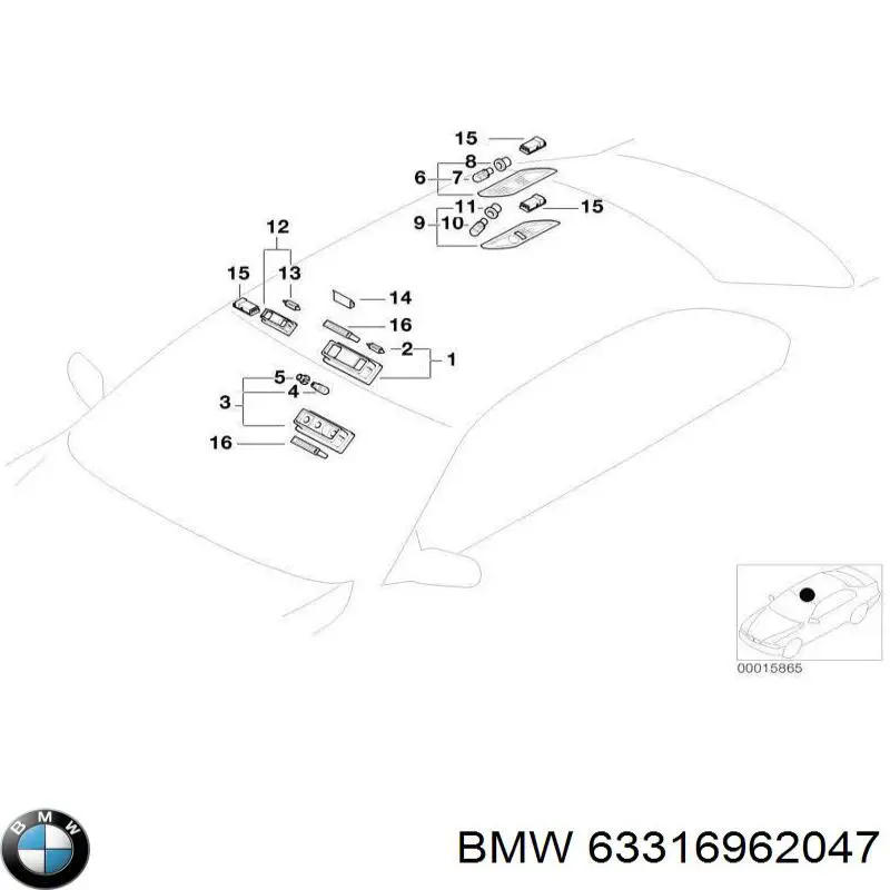 63316962047 BMW