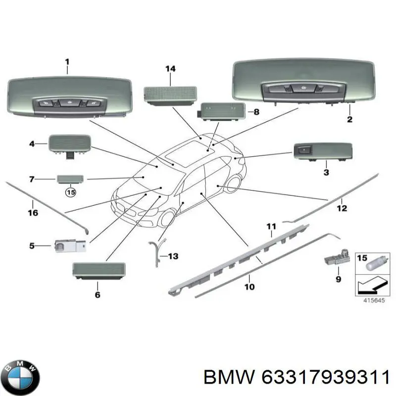 63319321262 BMW