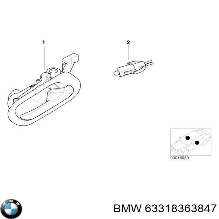  BMW 63318363847 precio, desde 15,93 EUR