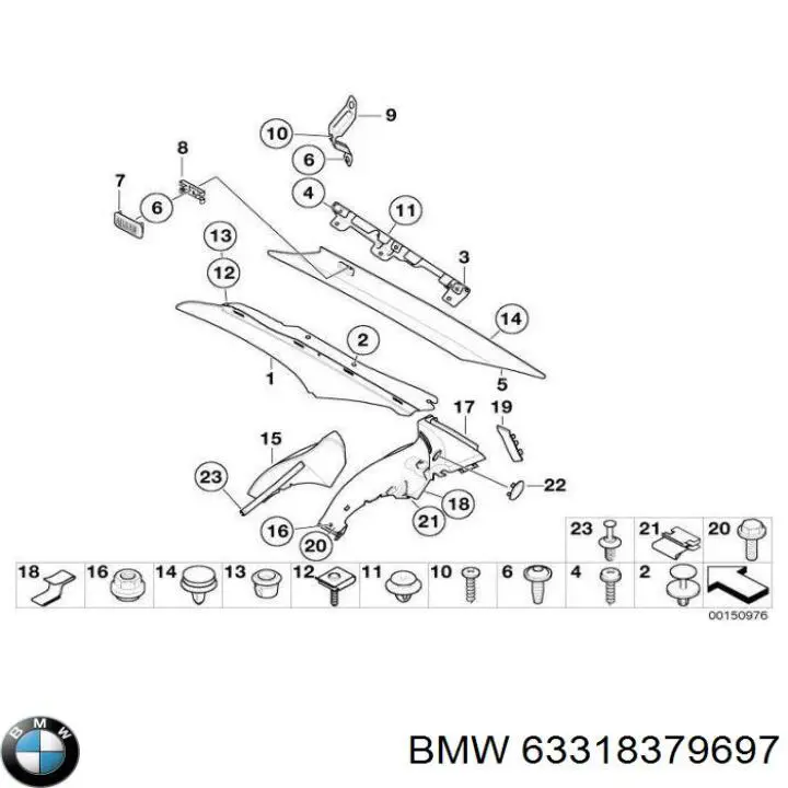 63318379697 BMW módulo luz y check control