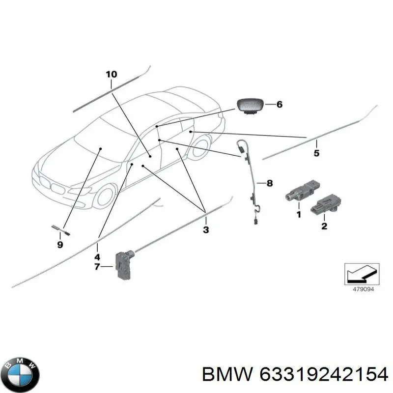 63319242154 BMW