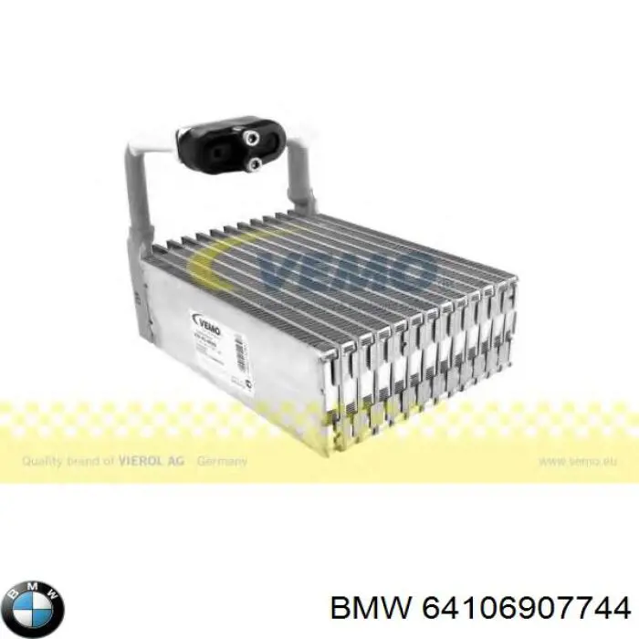 64106907744 BMW evaporador, aire acondicionado