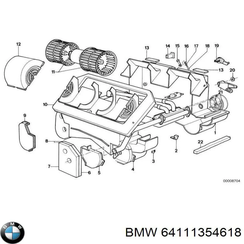 Ventilador de calefacción BMW 3 sedán (E21) (1975 - 1984) precio, desde 55,36 EUR