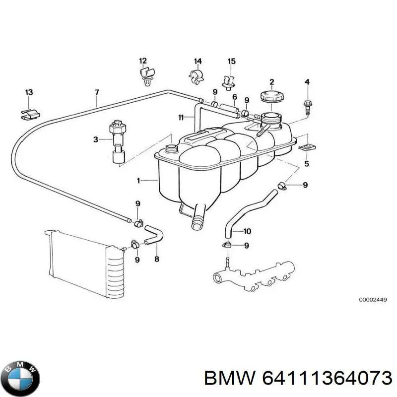 Comprar 64111364073 BMW 