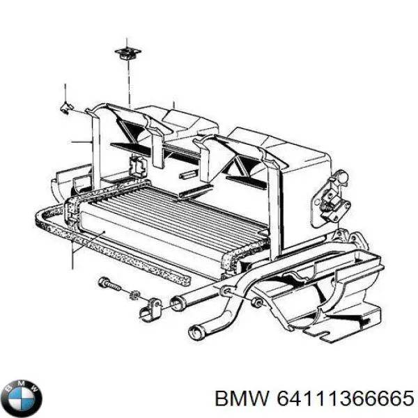 Radiador de calefacción BMW 64111366665 precio, desde 322,49 EUR