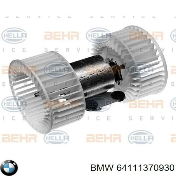 Ventilador habitáculo 64111370930 BMW
