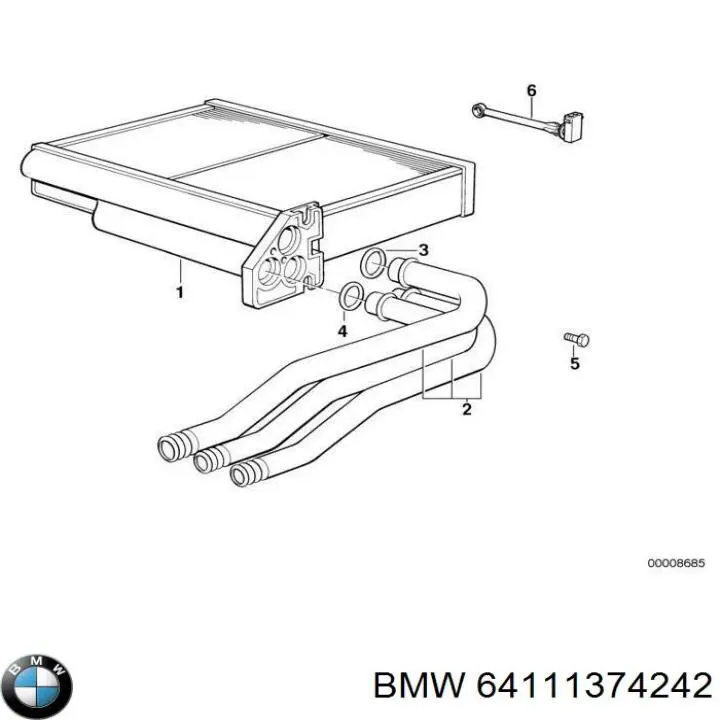 Sensor de temperatura del aire interior BMW 3 sedán (E36) (1990 - 1998) precio, desde 75,53 EUR