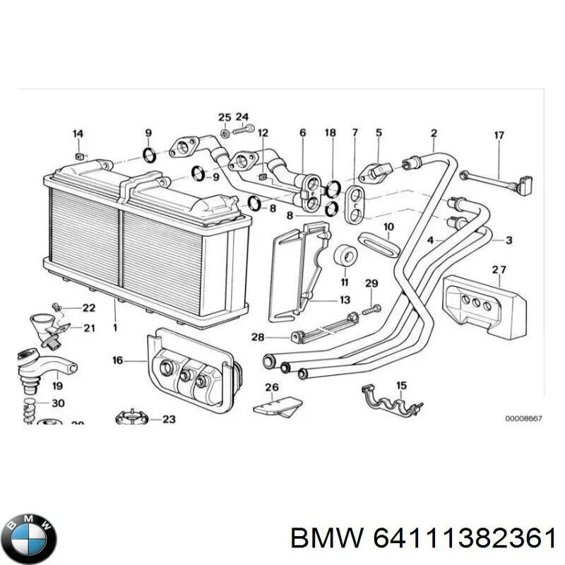 64111382361 BMW