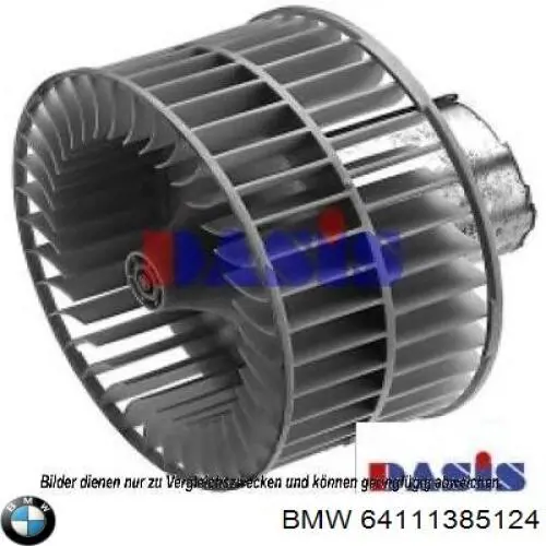 64111385124 BMW motor eléctrico, ventilador habitáculo