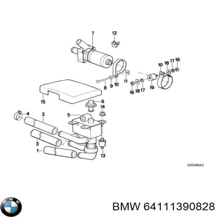 64111390828 BMW