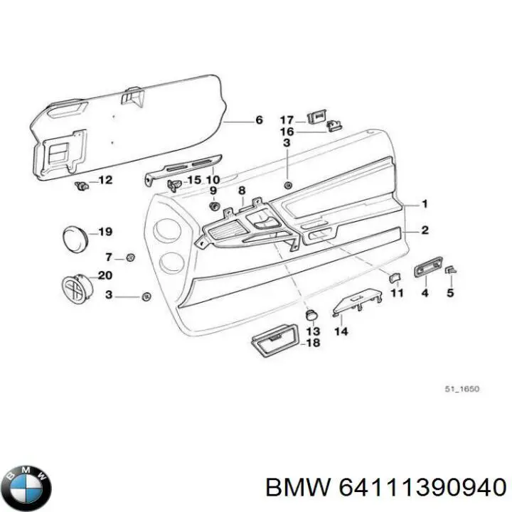 64111390940 BMW