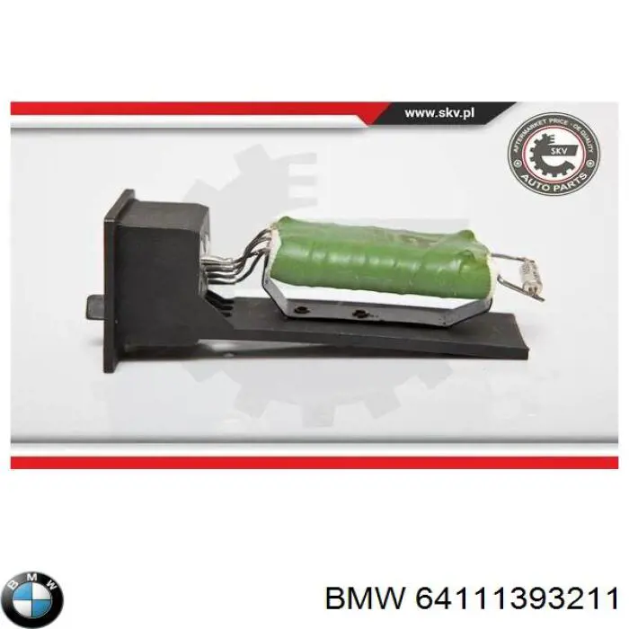 64111393211 BMW resistencia de calefacción