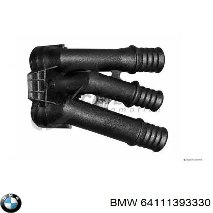 64111393330 BMW brida del sistema de refrigeración (triple)