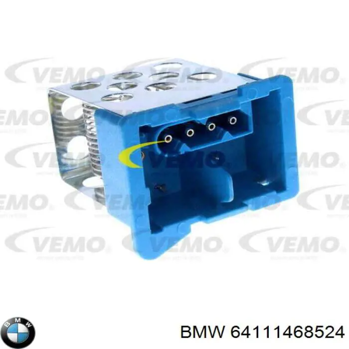 64111468524 BMW resitencia, ventilador habitáculo