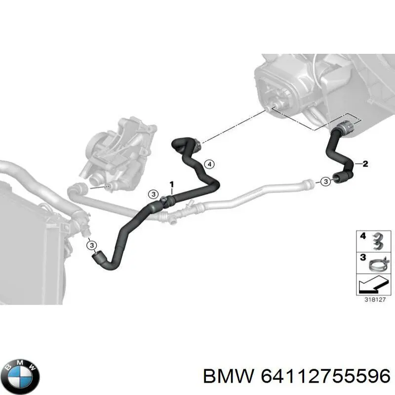  BMW 64112755596