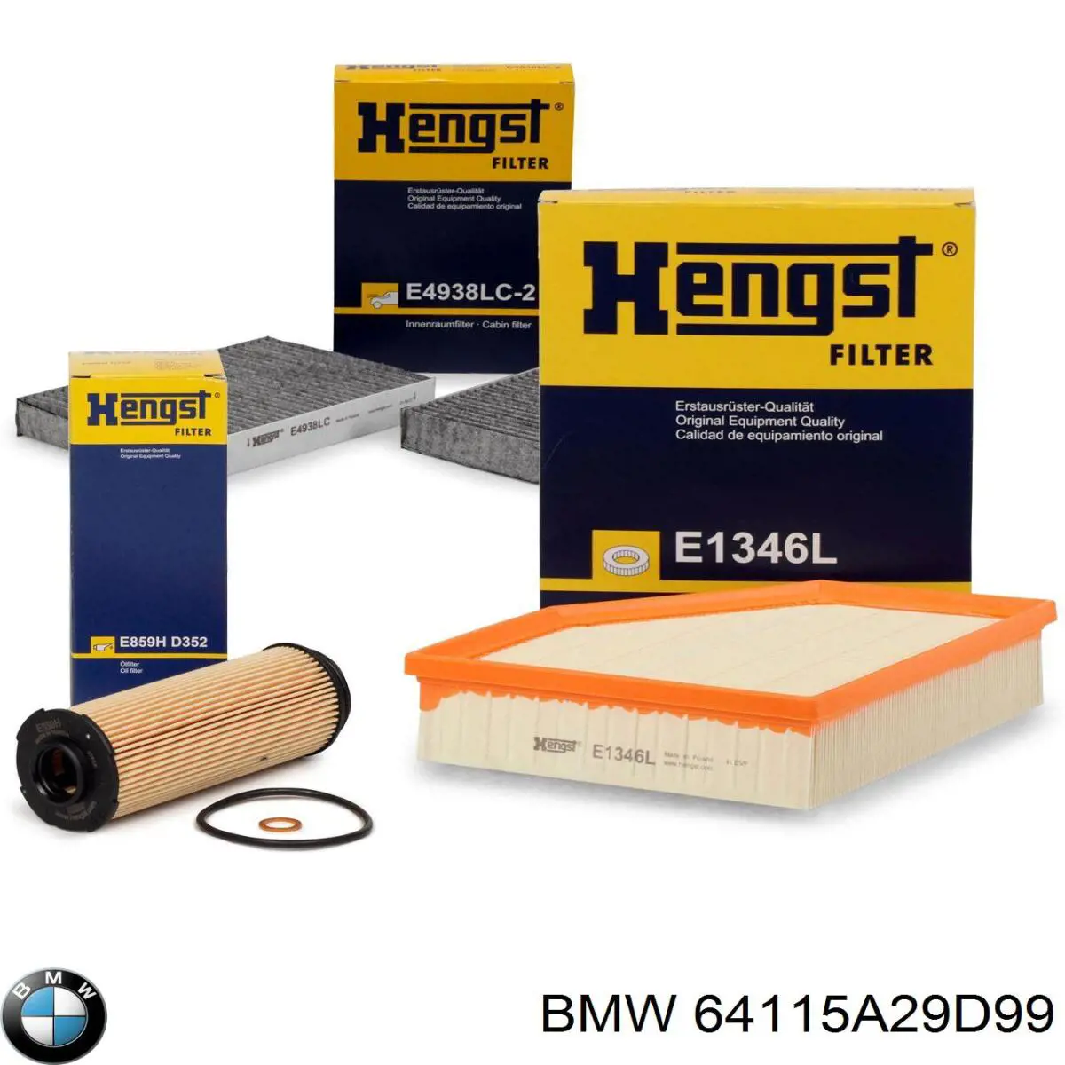 Comprar 64115A29D99 BMW Filtro de aire del habitáculo