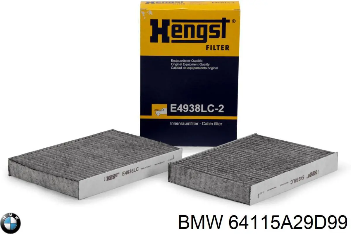 Filtro de cabina BMW 64115A29D99 precio, desde 14,23 EUR