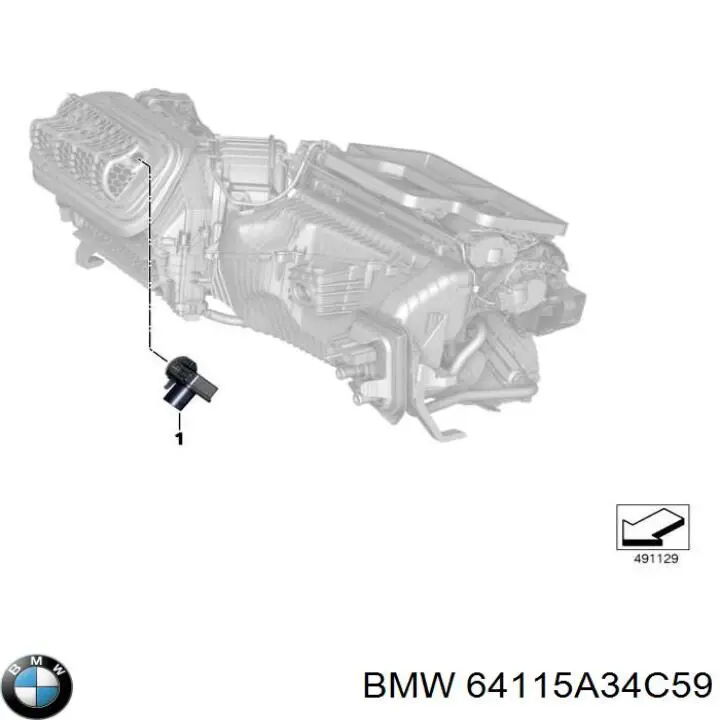 Comprar 64116833647 BMW Sensor de contaminación del aire