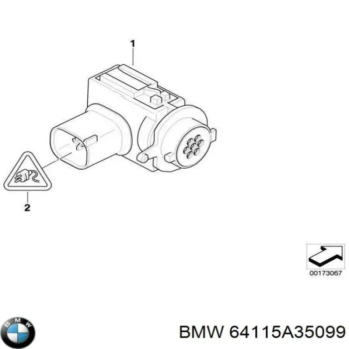 Sensor de contaminación del aire BMW 64115A35099 precio, desde 119,96 EUR