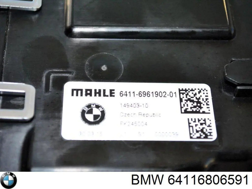 Aromatizante para tablero 64116806591 BMW