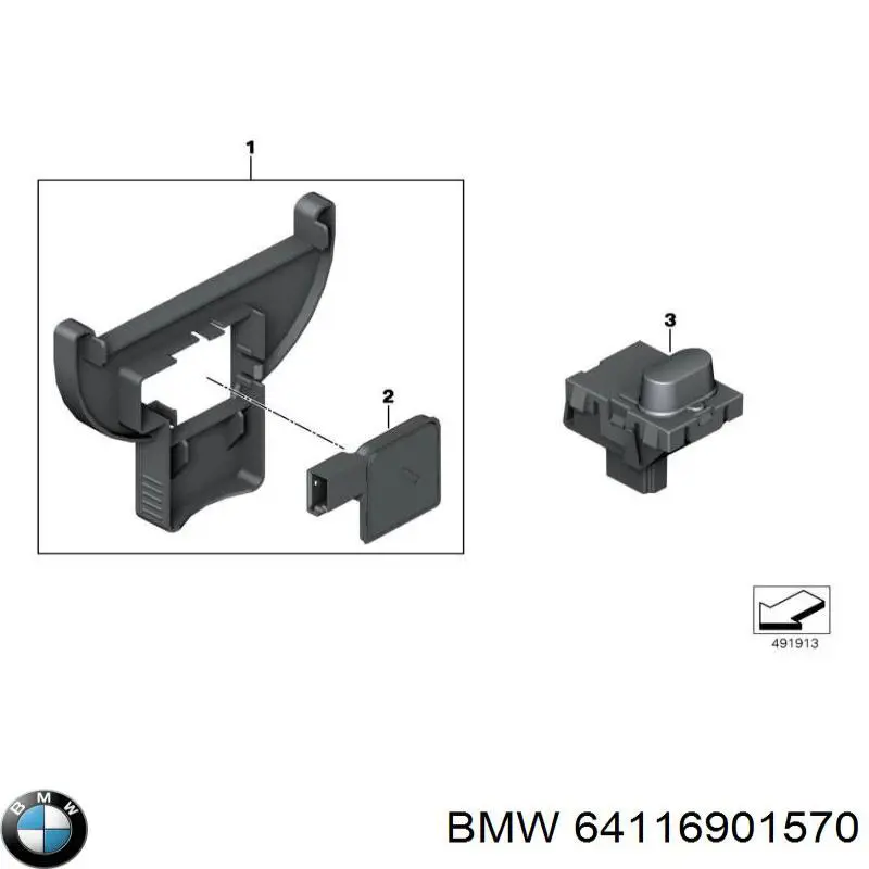 64116901570 BMW 