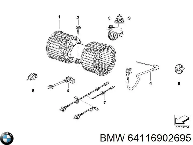64116902695 BMW 