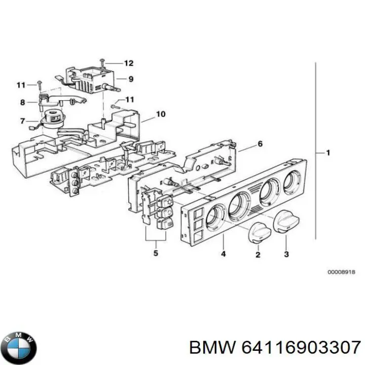 64116903307 BMW