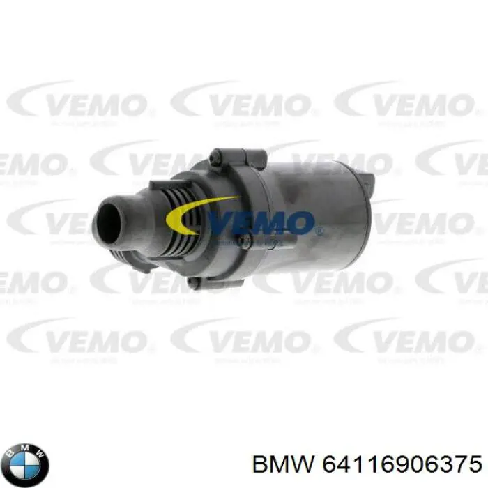 Bomba de agua eléctrica auxiliar BMW 64116906375 precio, desde 42,65 EUR