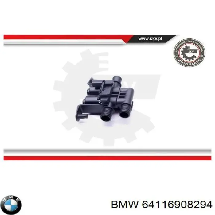 Válvula calefacción 64116908294 BMW