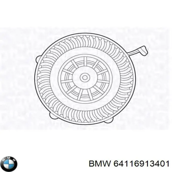Comprar 64116913401 BMW Motor de calefacción