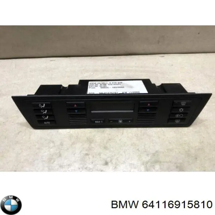 64116927900 BMW Unidad de control de la ventilación