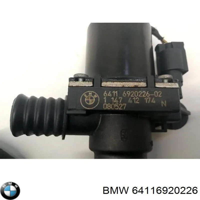 Grifo de estufa (calentador) BMW 64116920226
