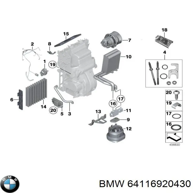 Comprar 64116920430 BMW Sensor de temperatura del evaporador