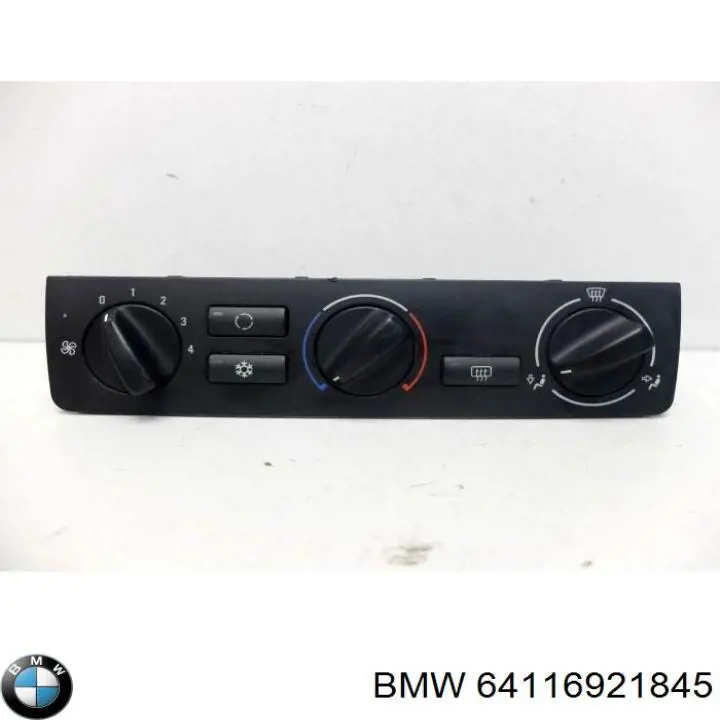 64116921845 BMW unidad de control, calefacción/ventilacion