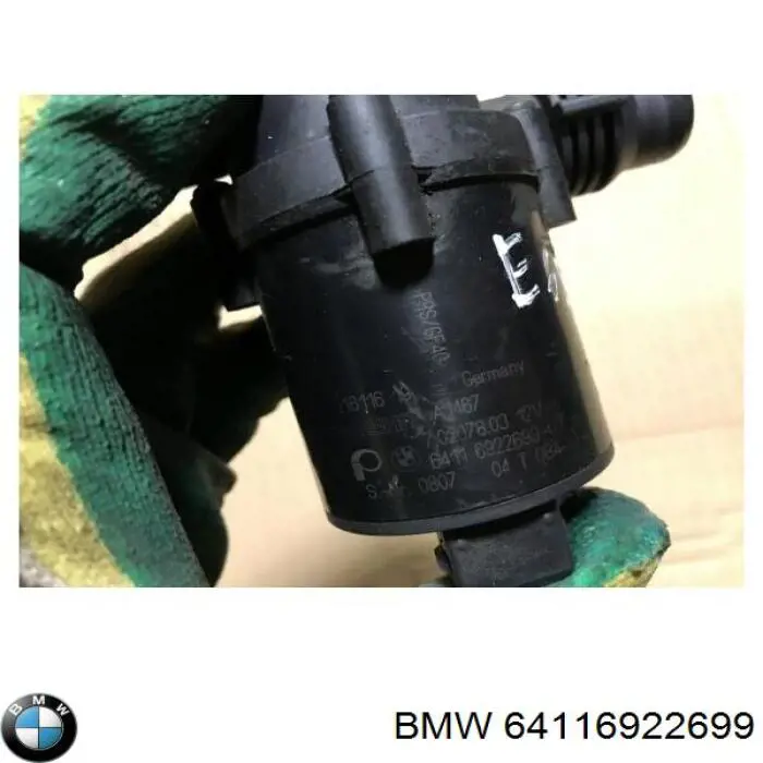 64116922699 BMW Bomba de agua eléctrica auxiliar